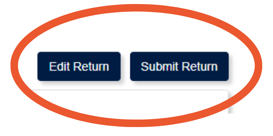 Screenshot showing edit and submit return button
